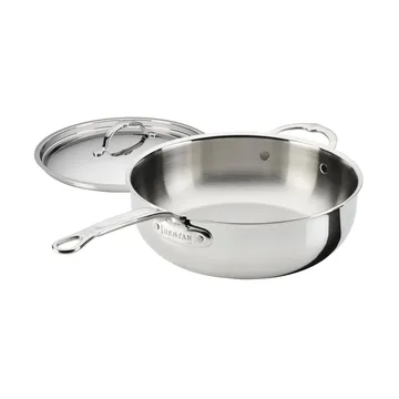 Hestan ProBond Luxe yleispannu kannella - Ruostumaton teräs, apukahva - Hestan