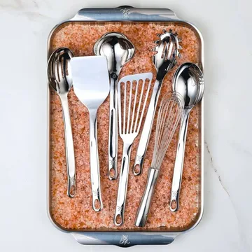 Hestan Provisions keittiövälinelajitelma - Ruostumatonta terästä, 8 osaa - Hestan