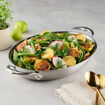 Hestan Provisions ovaali uunivuoka - Avoin, 30x21 cm - Hestan