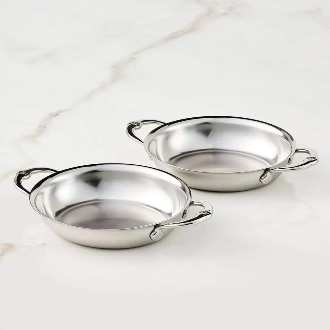 Hestan Provisions ovaali uunivuoka, Mini, avoin, 2 kpl, 17 cm Hestan