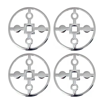 Anima Gemella lasinalunen 4-pakkaus - Nikkelöity messinki - Hilke Collection