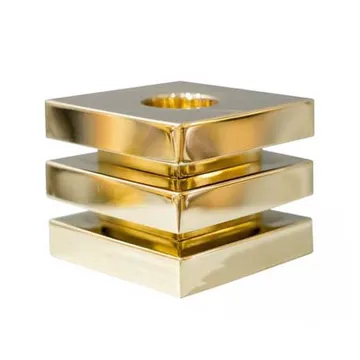 Cara kynttilänjalka - Kiinteä messinki - Hilke Collection