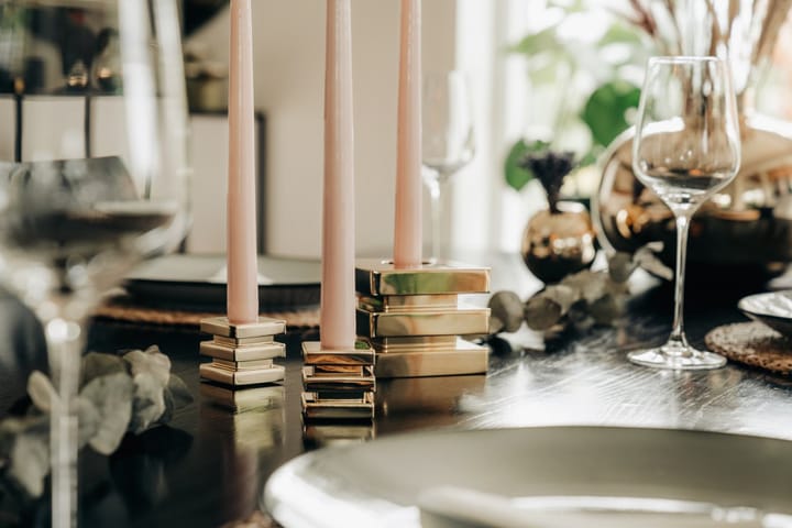 Cara kynttilänjalka , Kiinteä messinki Hilke Collection
