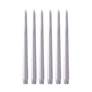 Herrgårdsljus kynttilät 30 cm 6-pakkaus - Mustikka - Hilke Collection