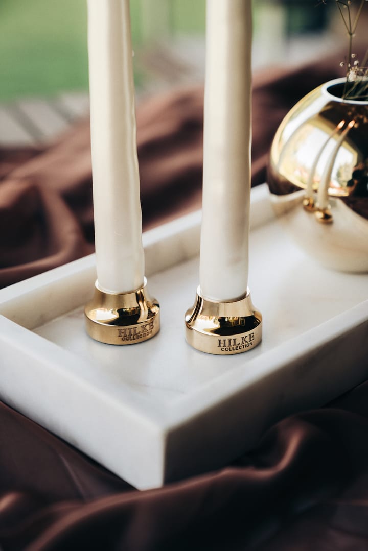 Herrgårdsljus kynttilät 30 cm 6-pakkaus - Valkoinen kiilto - Hilke Collection