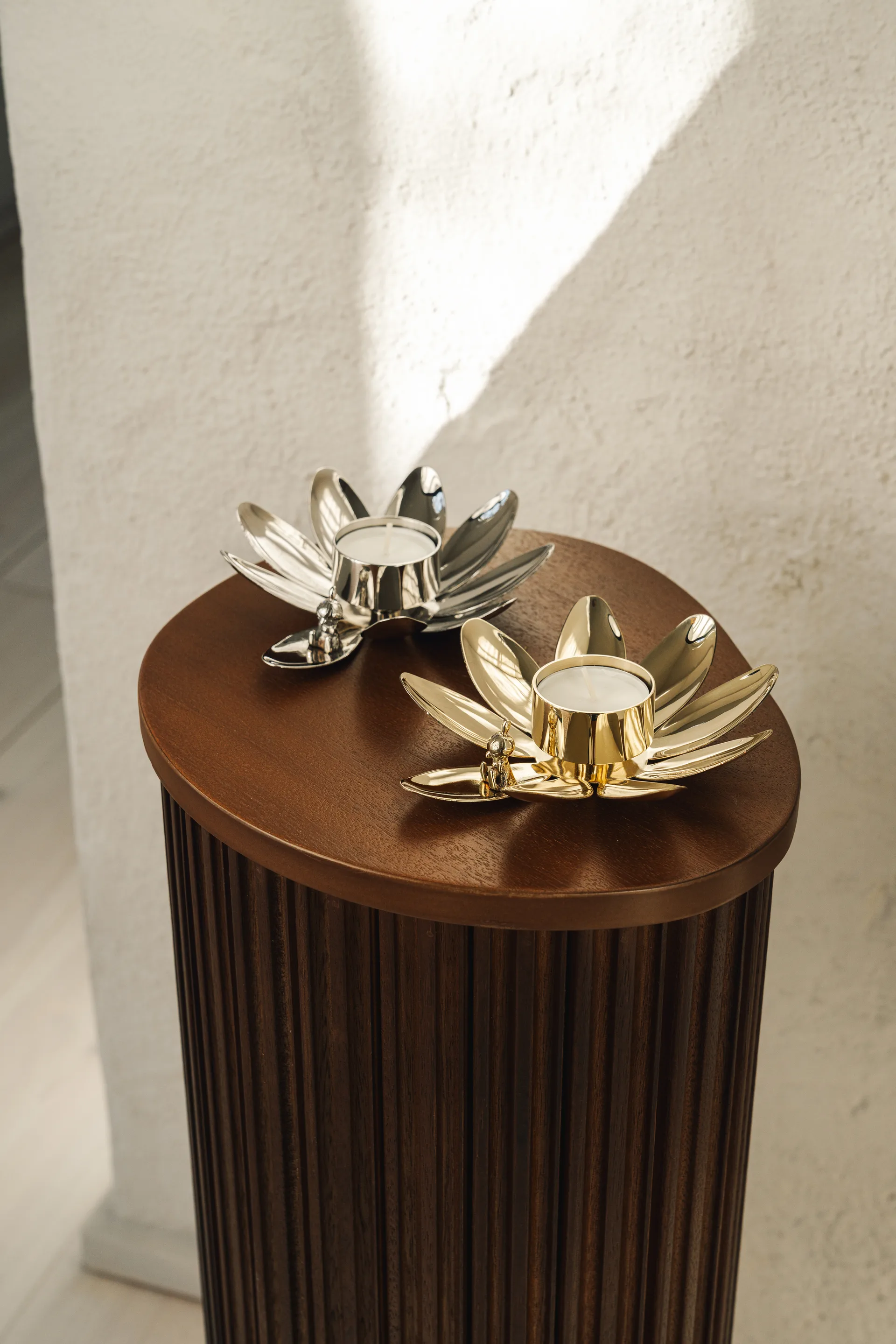 Hilke X Mumin Pikku Myy kynttilänjalka, Nikkelöity messinki. Hilke Collection