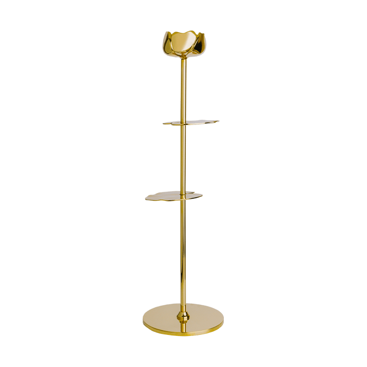 Ninfea Alta kynttilänjalka 40 cm - Messinki - Hilke Collection