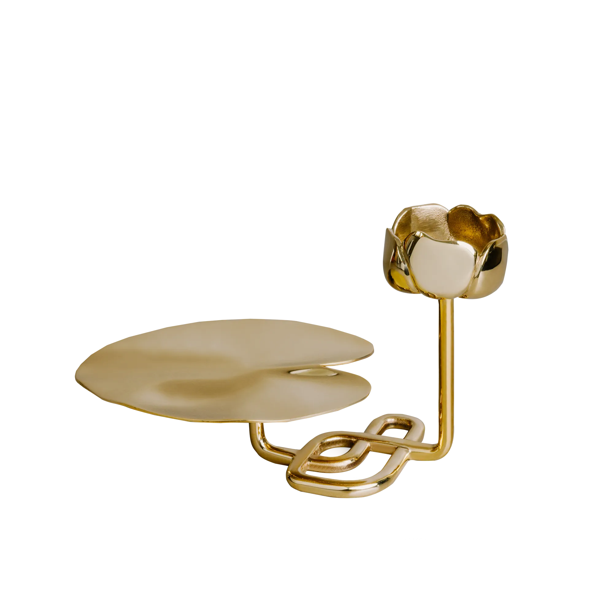 Ninfea No.2 kynttilänjalka, Messinki Hilke Collection