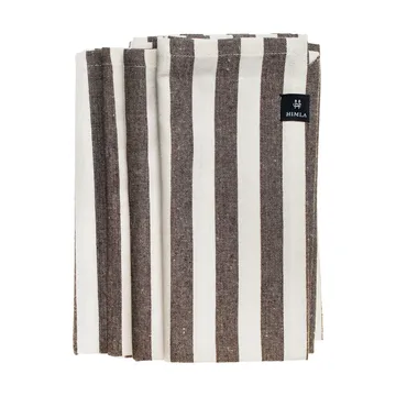 Bretagne kangaslautasliina 50x50 cm 4-pack - Suklaa - Himla