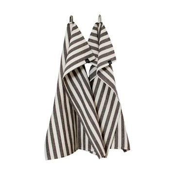 Bretagne keittiöpyyhe 50x70 cm 2-pack - Suklaa - Himla