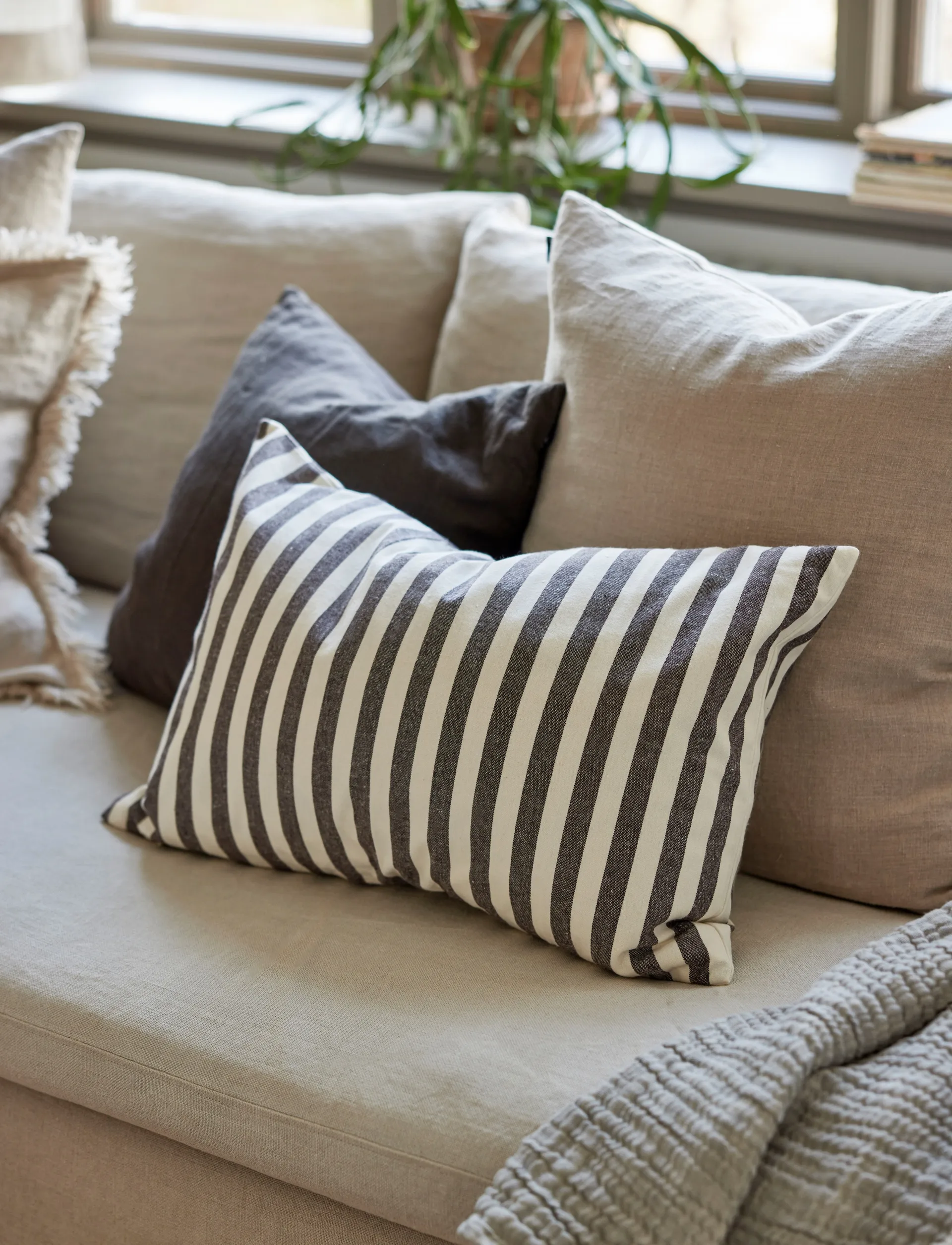 Bretagne tyynynpäällinen, Suklaa, 40x60 cm Himla