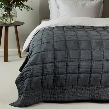 Delia päiväpeitto antracite - 160 x 240 cm - Himla