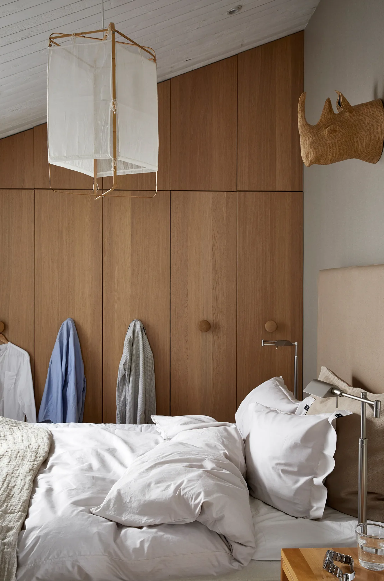 Dreamtime muotoonommeltu aluslakana 180x200 cm, Valkoinen Himla