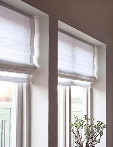 Ebba hissiverho Optical White - 60x180 cm - Himla