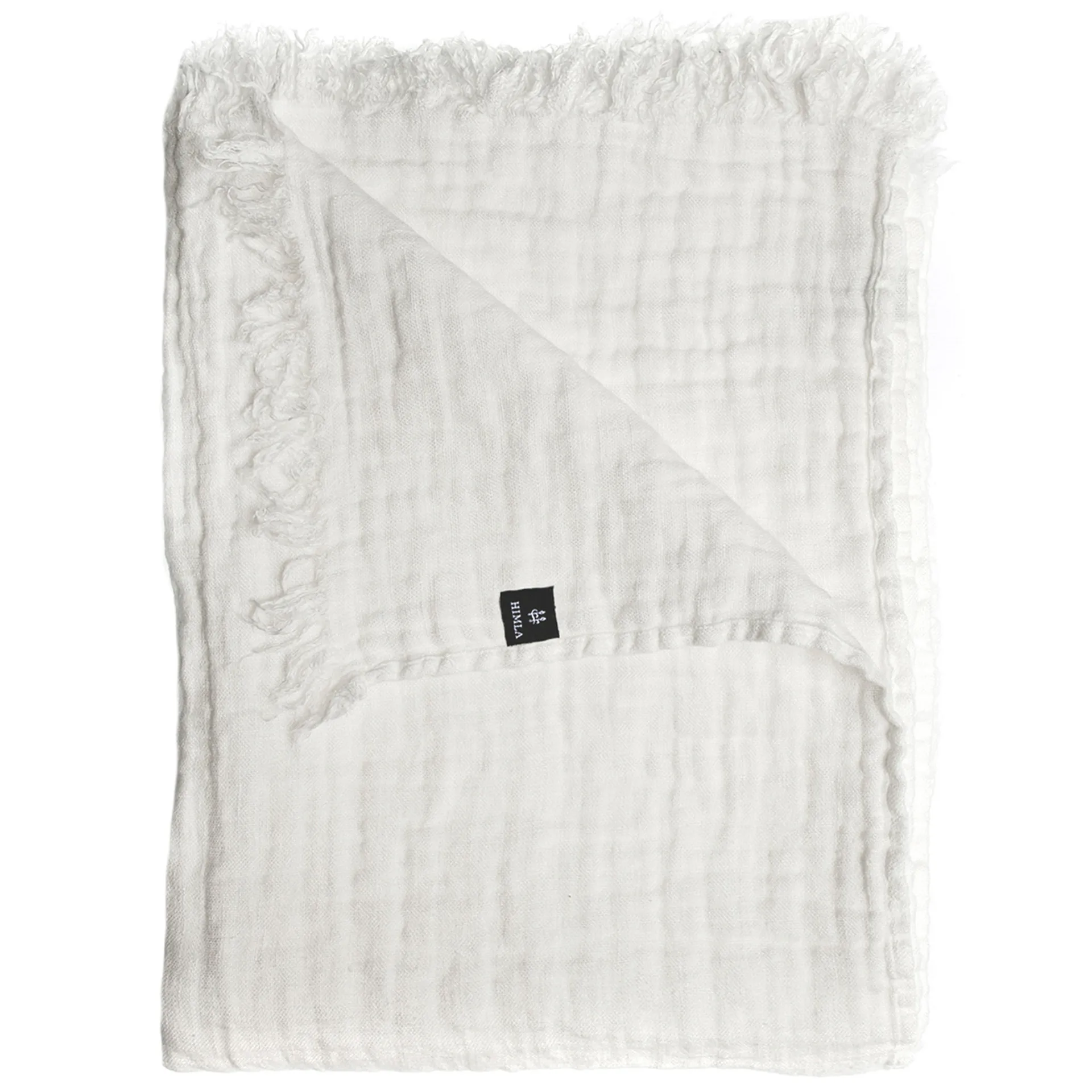 Hannelin huopa 130 x 170 cm, White-white Himla