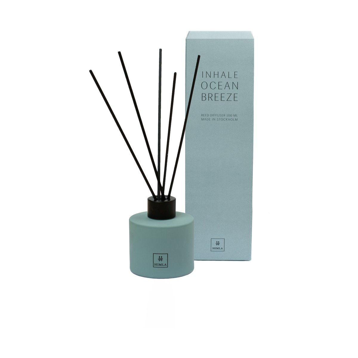 Himla Inhale Reed tuoksutikut 100 ml Merituuli | Skandinaavinen Sisustus | Tuoksukynttilät & Tuoksutikut | Sininen