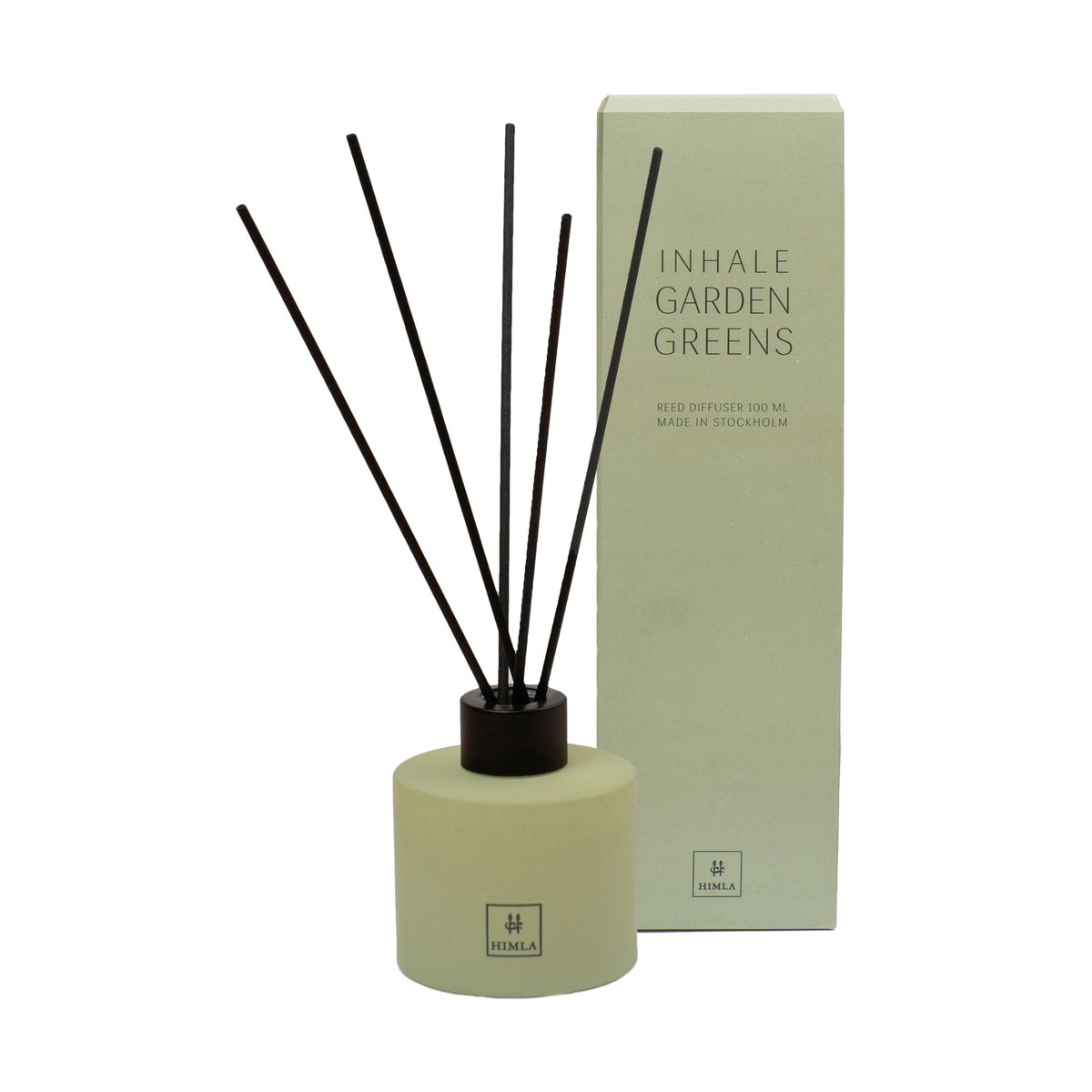 Himla Inhale Reed tuoksutikut 100 ml Puutarhan vihreät