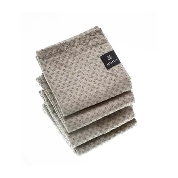 Julia lautasliina 45x45 cm 4-pack - pewter (harmaa) - Himla