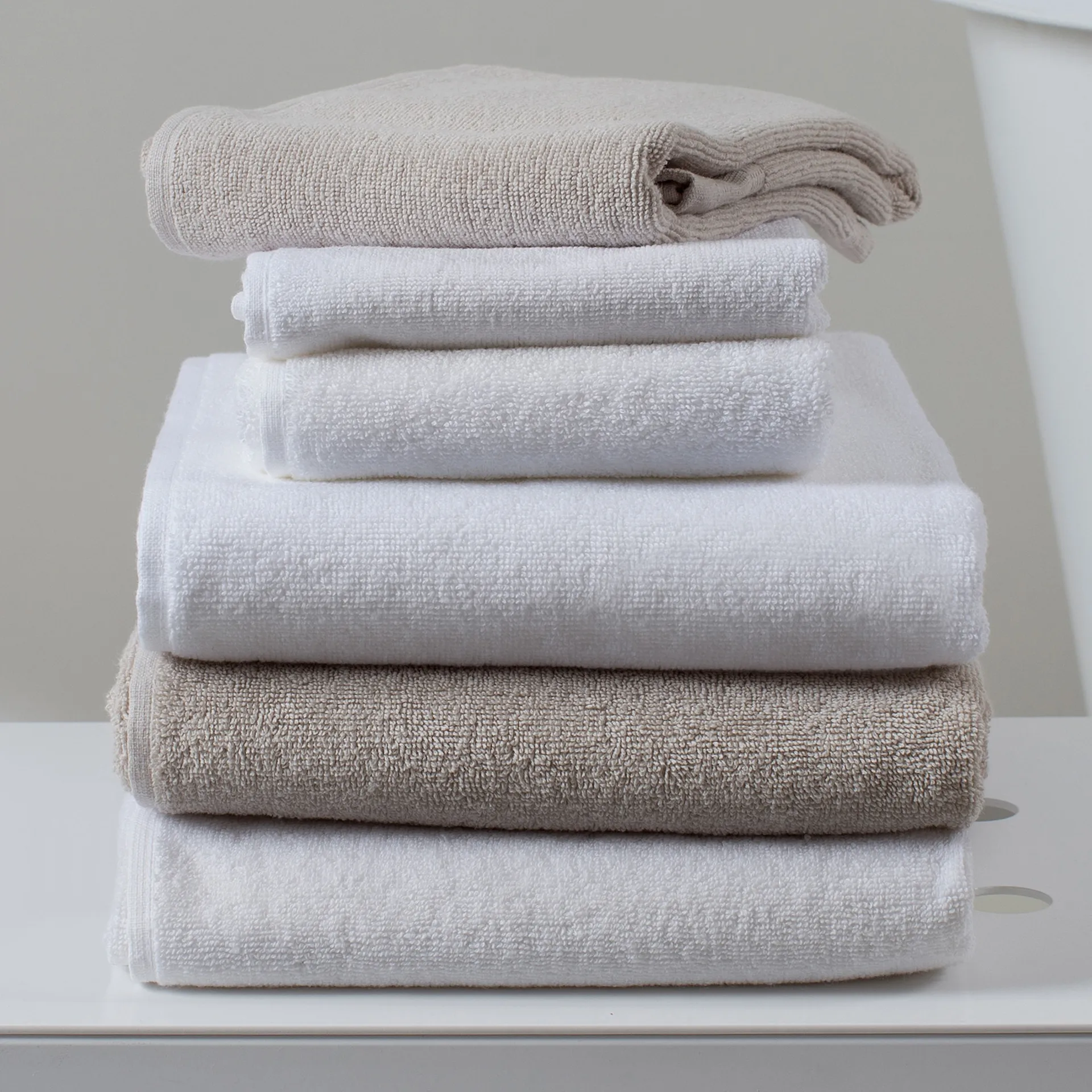 Lina käsipyyhe mother of pearl, 30x50 cm Himla