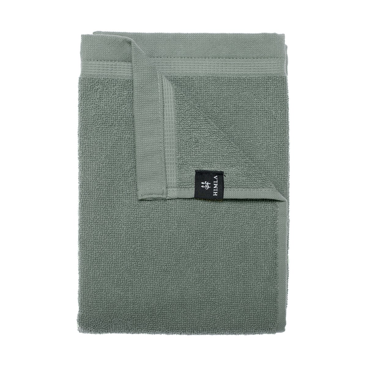 Himla Lina pyyhe 30x50 cm Jade | Skandinaavinen Sisustus | Kylpypyyhkeet | Vihreä