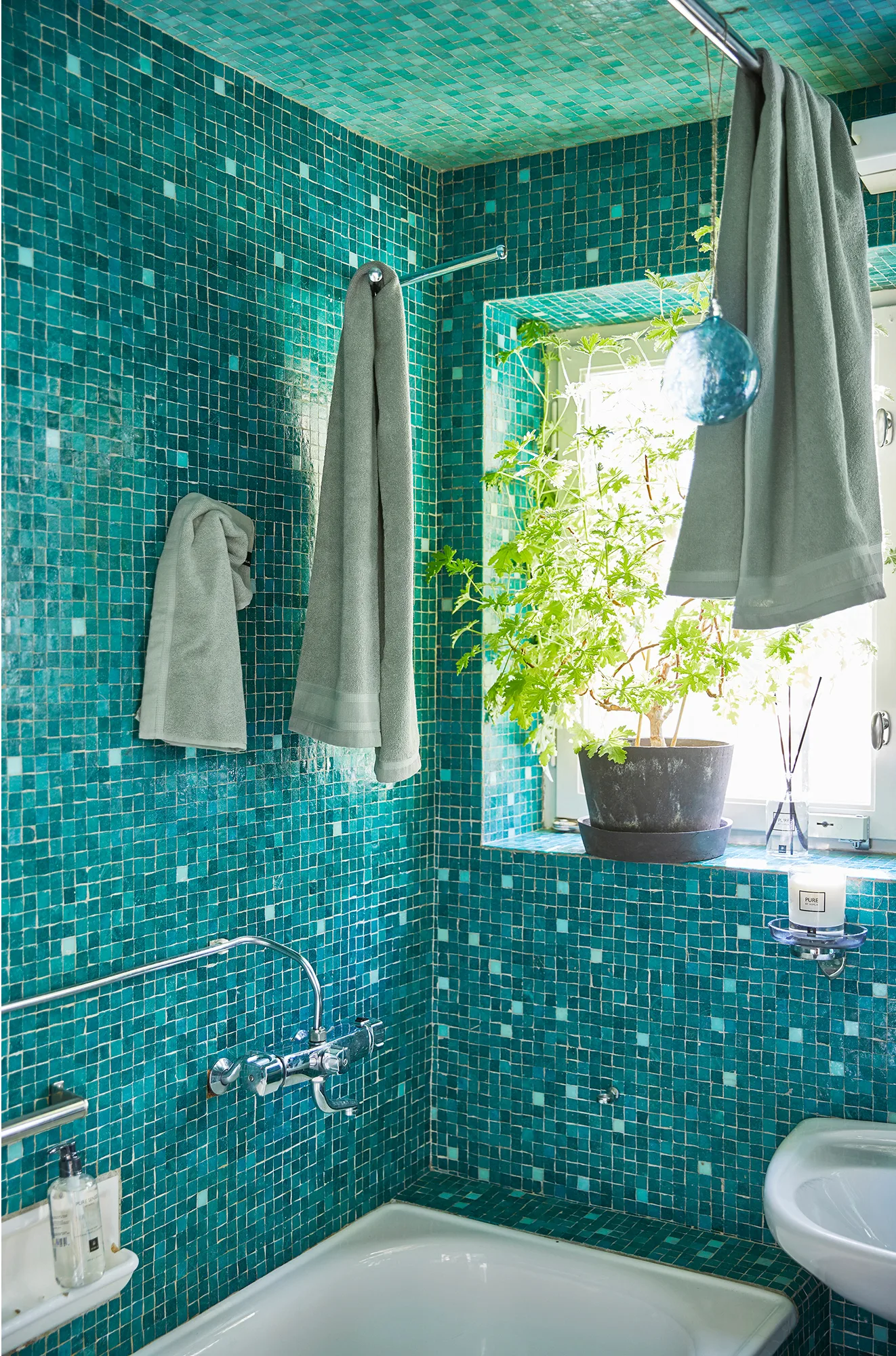 Lina pyyhe sage, 30x50 cm Himla