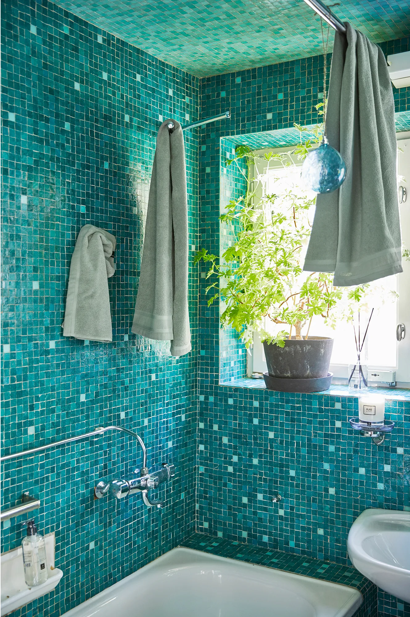 Lina pyyhe sage, 50x70 cm Himla