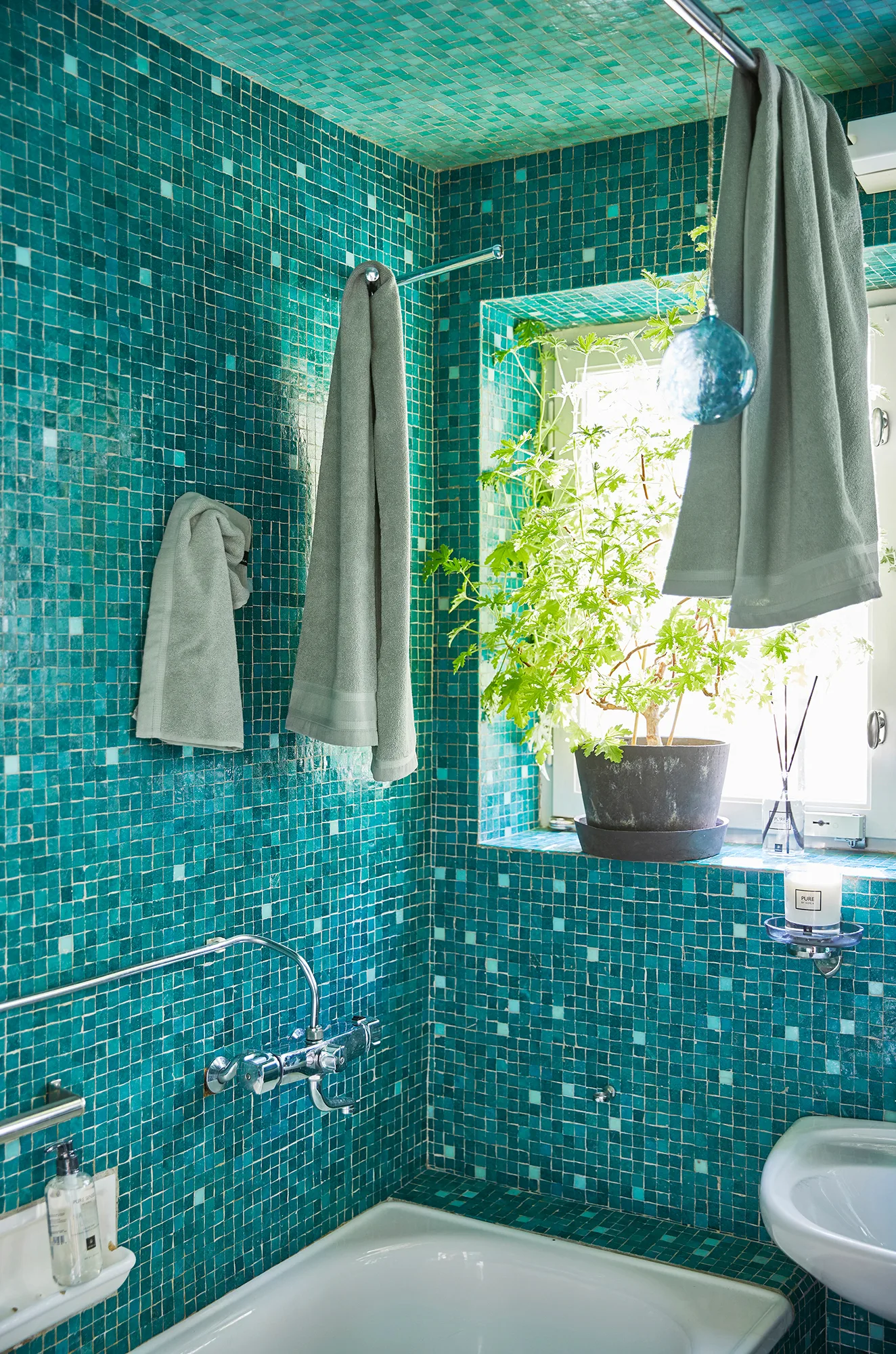 Lina pyyhe sage, 70x140 cm Himla