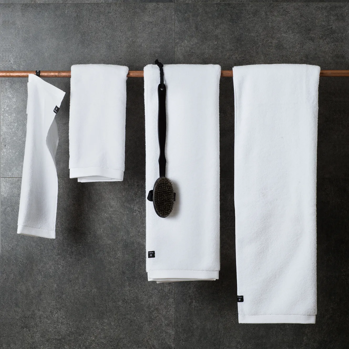 Maxime ekologinen käsipyyhe white, 70x140 cm Himla