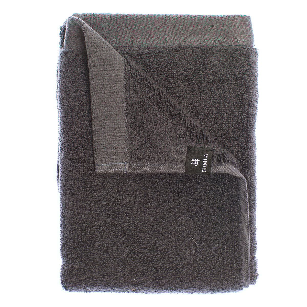 Himla Maxime ekologinen pyyhe slate 70x140 cm | Skandinaavinen Sisustus | Käsipyyhkeet | Harmaa