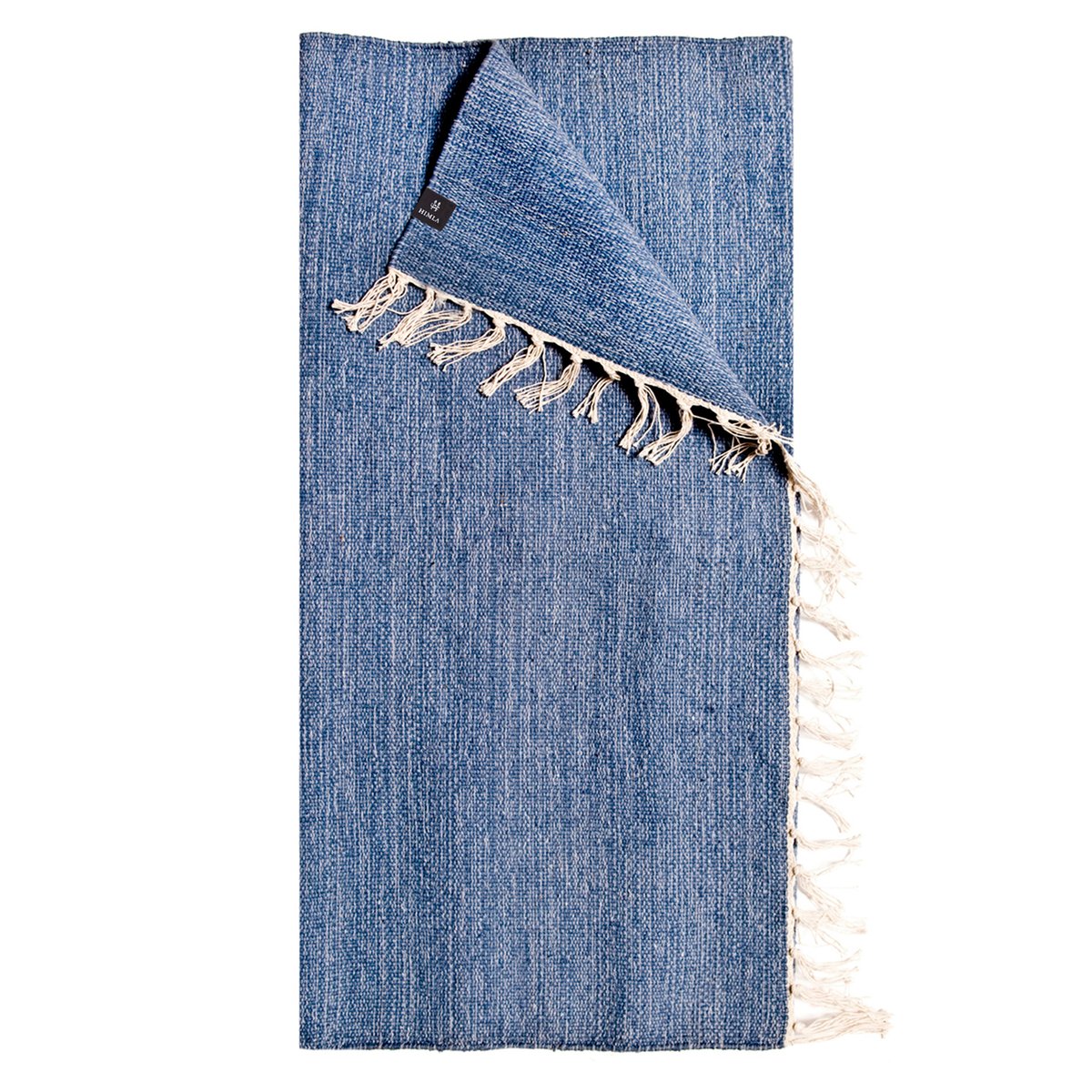 Himla Särö matto denim (sininen) 200x300 cm | Skandinaavinen Sisustus | Puuvillamatot | Sininen
