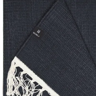 Särö matto musta - 80x230 cm - Himla