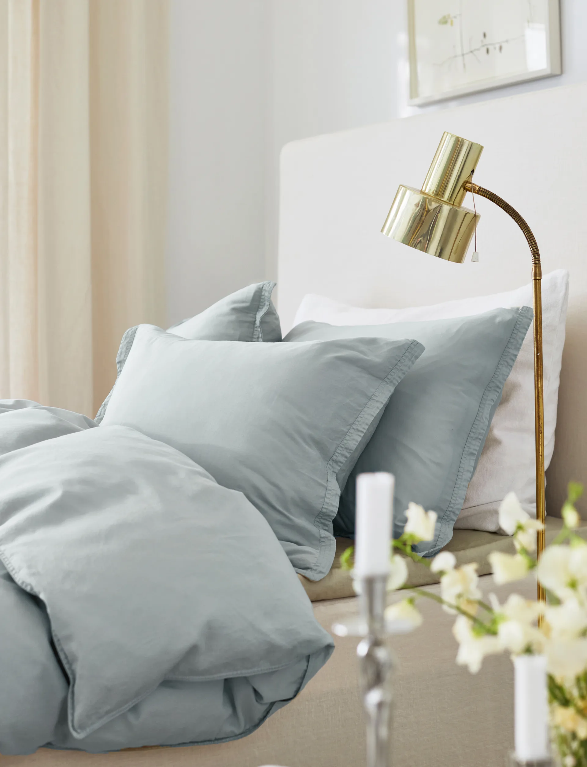 Soul tyynyliina, Pilvinen taivas, 50x90 cm Himla