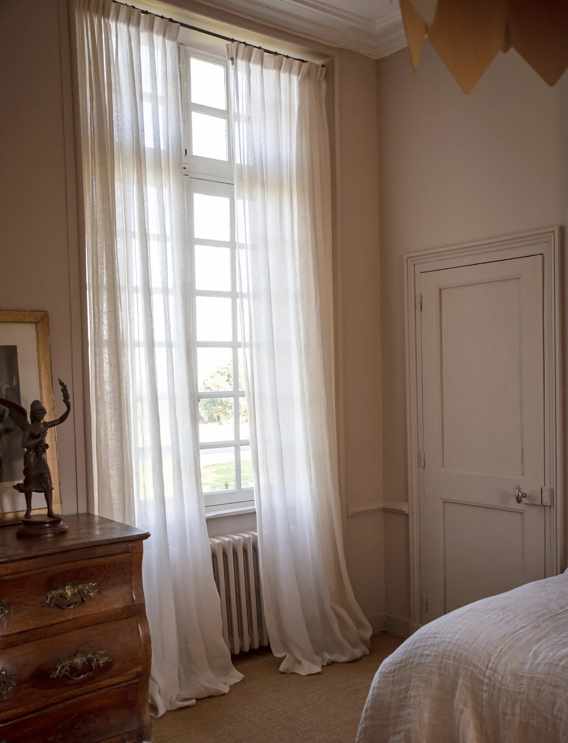 Sunrise verho laskosnauhalla 280x290 cm, White Himla