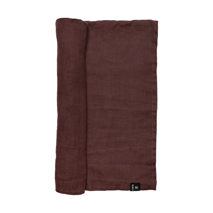 Sunshine kaitaliina - Burgundy (punainen), 50x145 cm - Himla