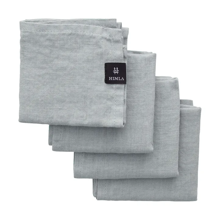 Sunshine-pellavalautasliina 4 kpl - Heavenly, 45x45 cm - Himla