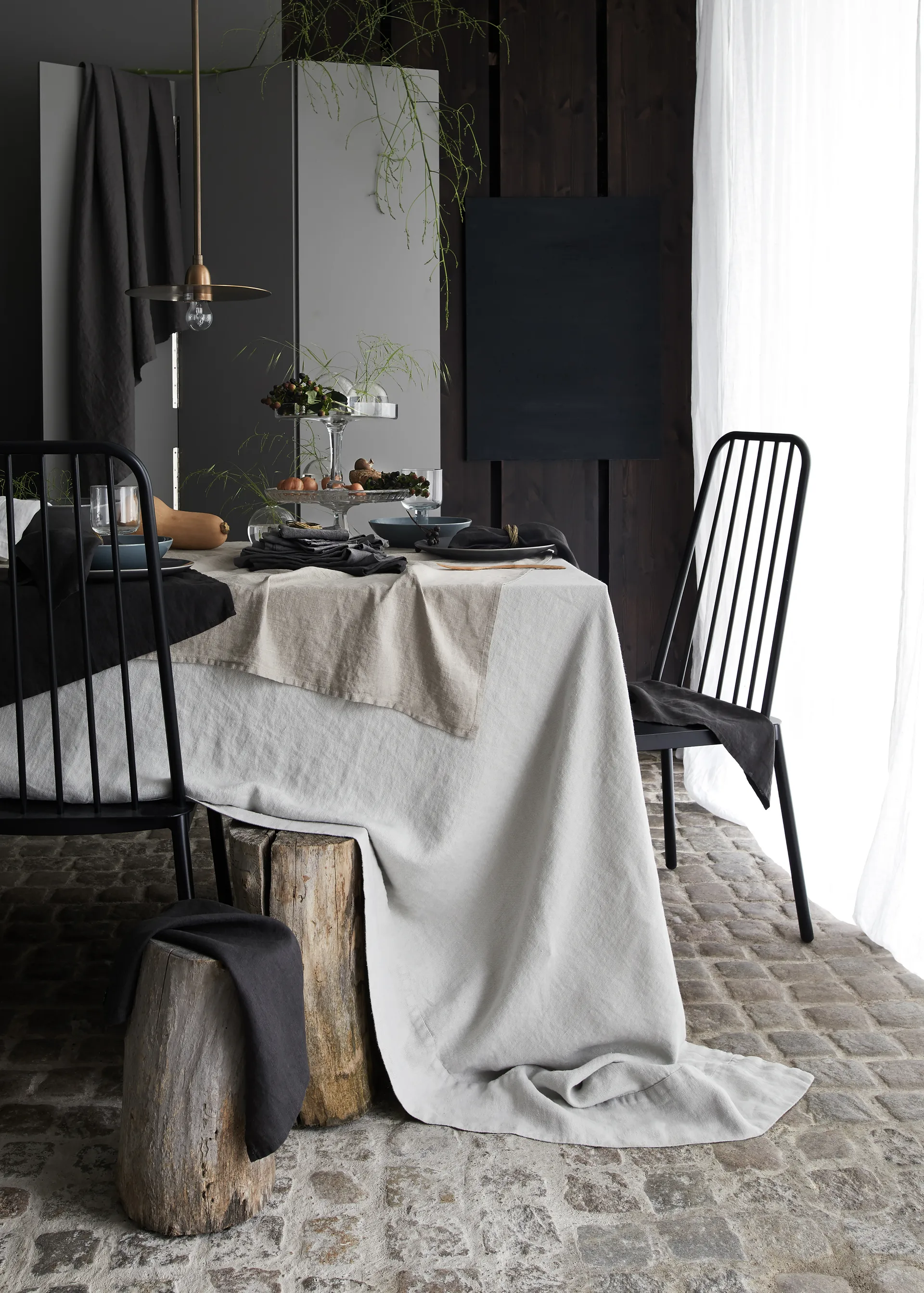 Sunshine pöytäliina luonnonvärinen (beige), 145x250 cm Himla