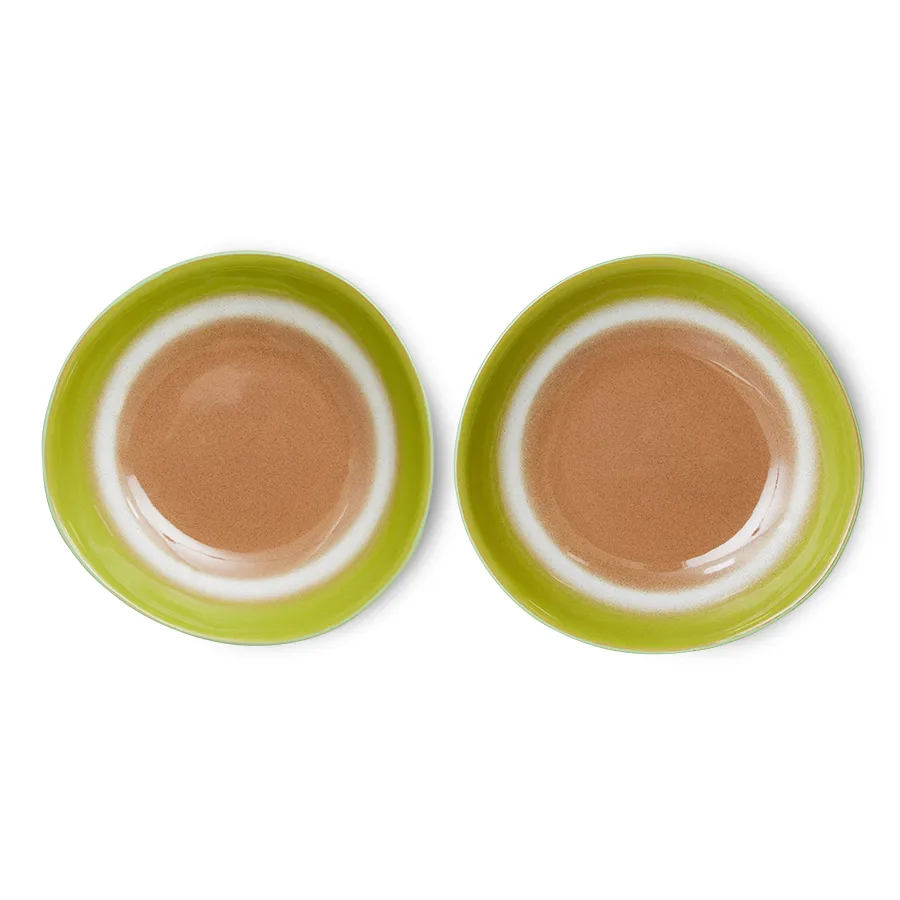 70's curry kulho 21,7x21 cm, 2-pakkaus, Upside down HKliving