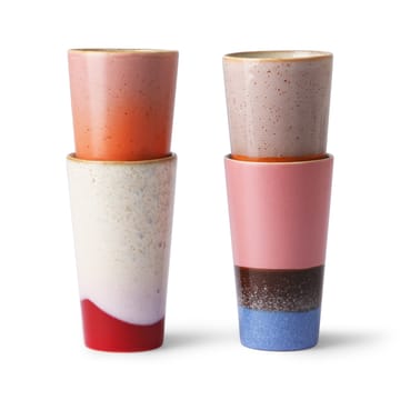 70's lattemuki 4-pakkaus - Multi - HKliving