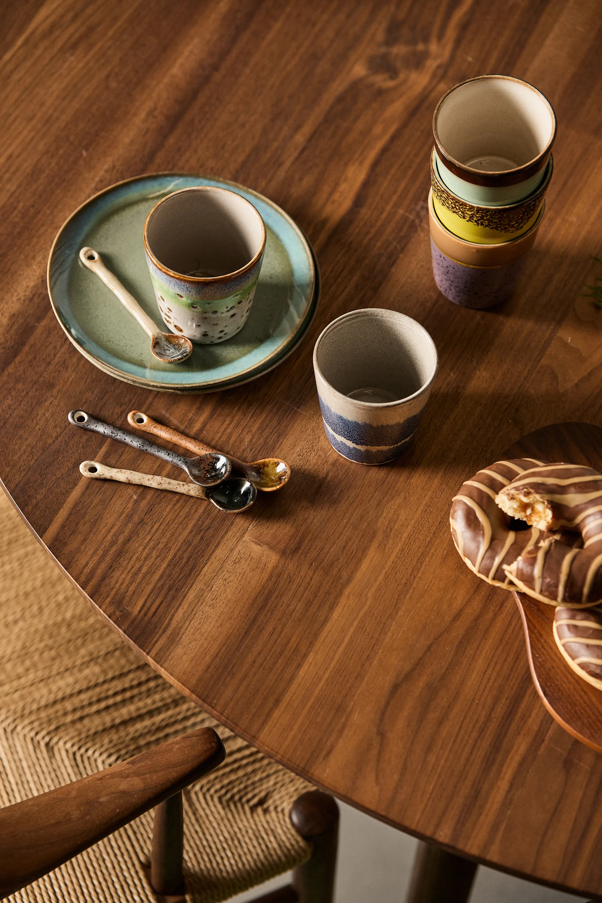 70's lautanen Ø 17,5 cm 2-pakkaus, moss HKliving