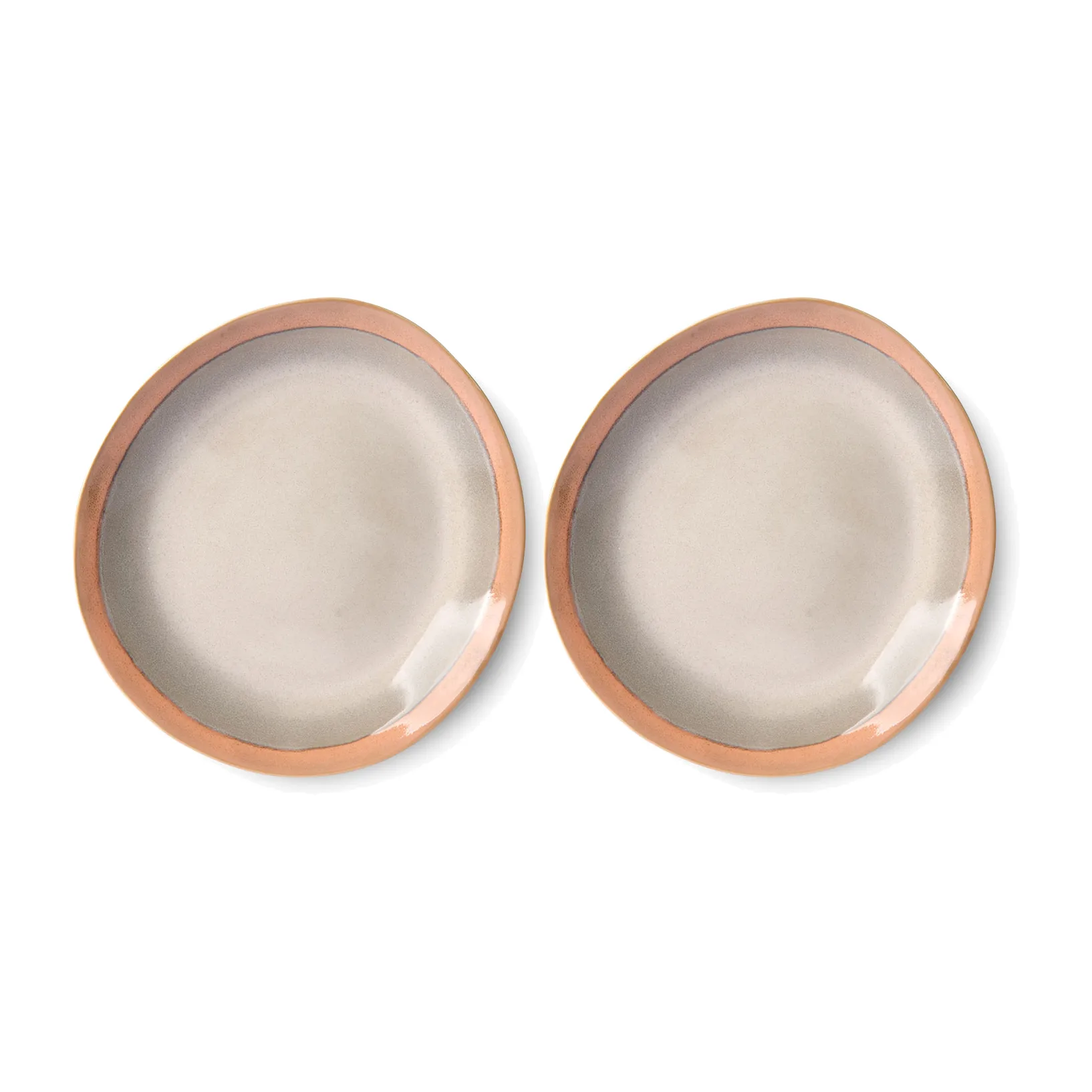 70's lautanen 22 cm 2 kpl, Earth HKliving