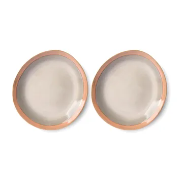 70's lautanen 22 cm 2 kpl - Earth - HKliving