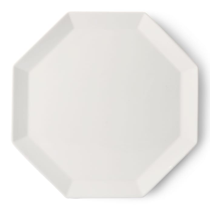 Athena oktogon lautanen 27 cm - Valkoinen - HKliving
