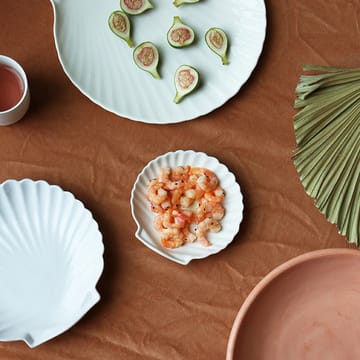 Athena Shell tarjoiluastia 14 cm - Mattavalkoinen - HKliving