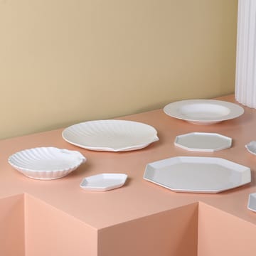 Athena Shell tarjoiluastia 14 cm - Mattavalkoinen - HKliving
