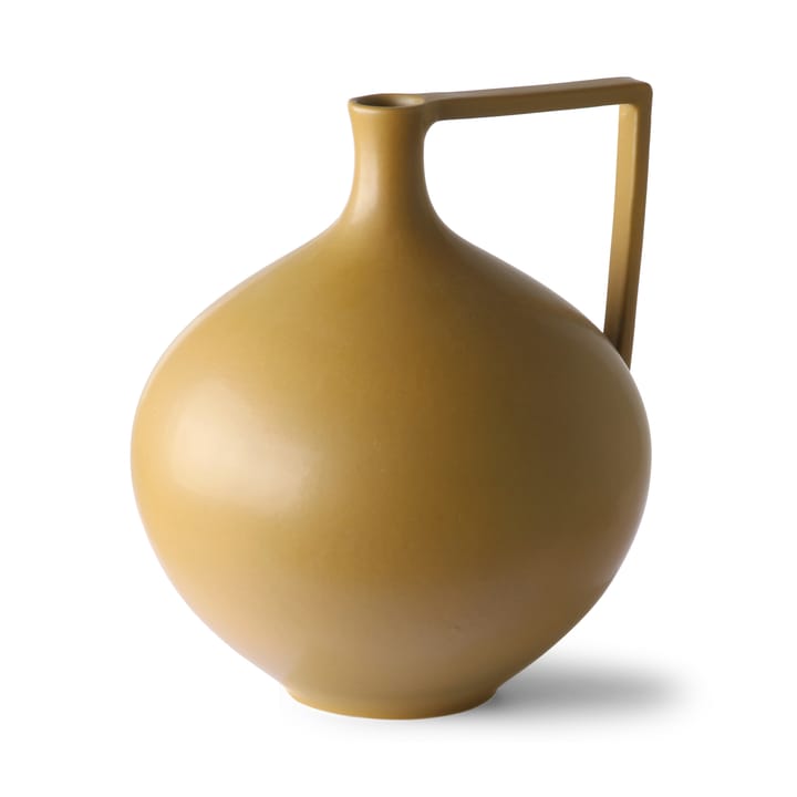 Ceramic Jar maljakko L 26,5 cm - Mustard - HKliving