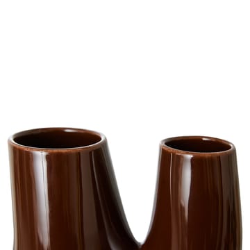 Ceramic organic maljakko large 25 cm - Espresso - HKliving