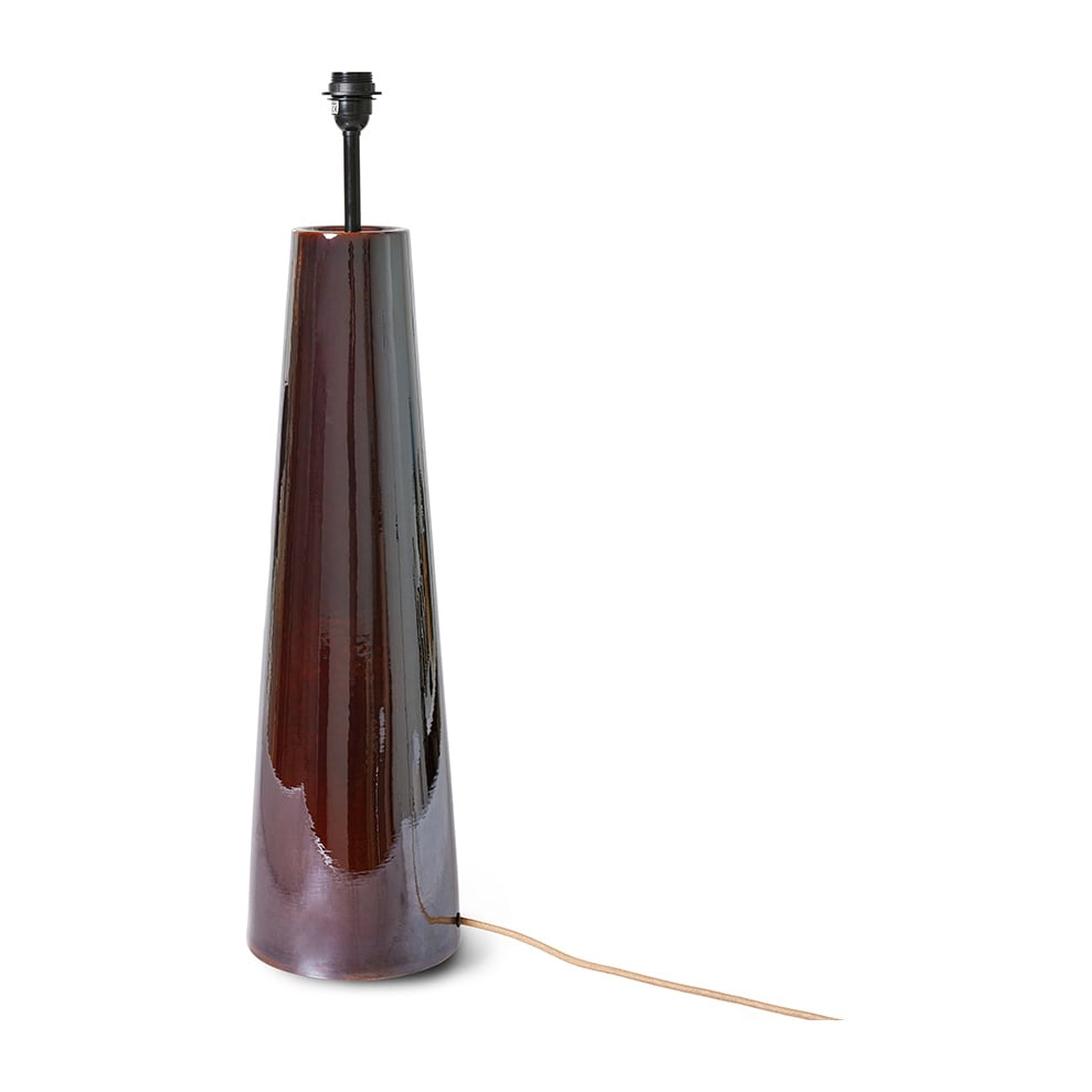 HKliving Cone lampunjalka XL Brown | Skandinaavinen Sisustus | Lampunjalat | Ruskea