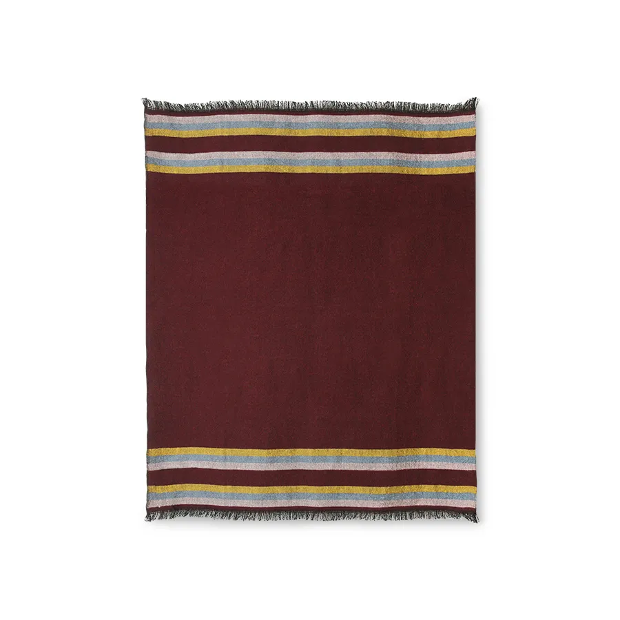 Doris Fluffig peitto 130x150 cm, Burgundy HKliving