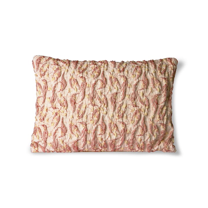 Floral tyyny 30x40 cm - Burgundy-keltainen - HKliving