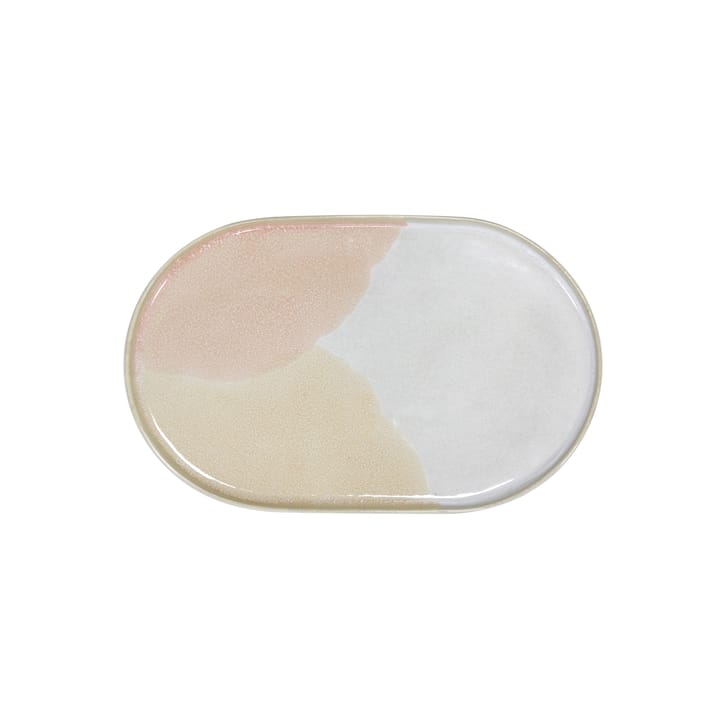 Gallery ceramics -lautanen, ovaali - vaaleanpunainen/nude - HKliving